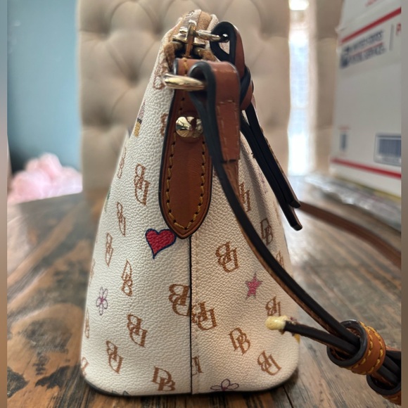 Dooney & Bourke Gretta Bees & Hearts Satchel - Picture 5 of 16